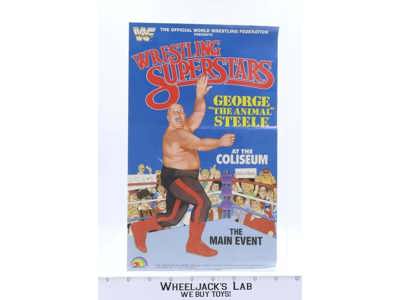 George The Animal Steele 12X7.5 Original Poster 1985 WWF LJN Wrestling Vintage