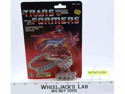 Autobot Warpath 1985 Vintage Hasbro G1 Transformers MOSC NEW Action Figure
