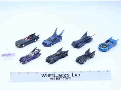 Lot of 7 Batman Diecast Cars ERTL Corgi DC Comics Toy Cars