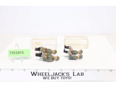 Mounted Soldiers for Mounting (4) Elastolin Lineol Vintage Germany Composition