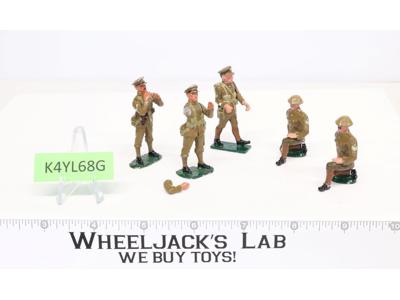 Britains Toy Soldiers (5) 1.5-2.25" Lead Miniatures Elastolin Lineol England
