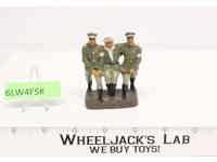 WWII German Soldiers (3) 3" Elastolin Lineol Wounded Soldier Paramedics Medic