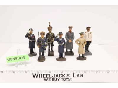 (7) German Soldiers 3" Elastolin Grand Admiral Medic Nurse Toy Figures Germany