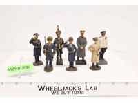 (7) German Soldiers 3" Elastolin Grand Admiral Medic Nurse Toy Figures Germany
