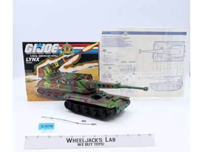 Lynx 100% Complete GI Joe Slaughter's Marauders 1989 Hasbro Figure Vehicle
