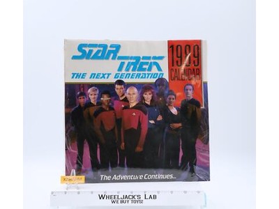 Star Trek Next Generation 1989 Calendar by Pocket Books