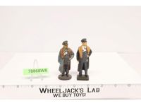 (2) German Soldiers 3" Elastolin Vintage Schusso Lineol Military Toy Soldier