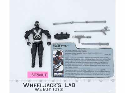 Snake Eyes V3 100% Complete G.I. Joe 1988 Hasbro Vintage Action Figure