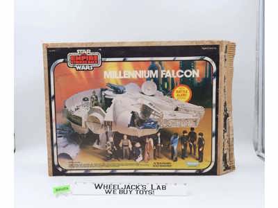 Millennium Falcon WORKS 100% Complete W/Box Star Wars 1979 Kenner Vehicle
