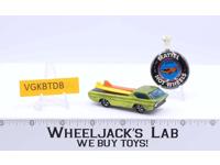 Deora Lime Green 1968 Redline Hot Wheels Mattel Vintage RL WITH BUTTON