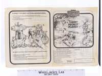 Turret Probot Playset Instructions Manual ORIGINAL1980 Star Wars Kenner