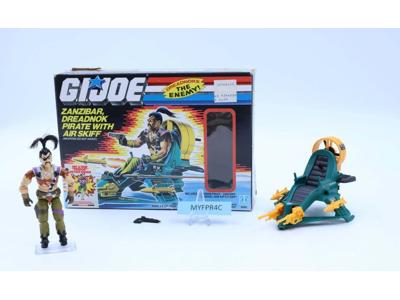 Dreadnok Air Skiff 100% Complete W/Box GI Joe 1987 Vintage Action Figure Vehicle