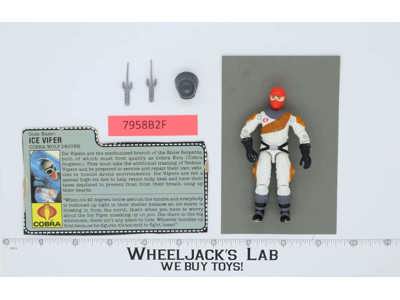 Ice Viper V1 100% Complete G.I. Joe 1987 Hasbro Vintage Action Figure