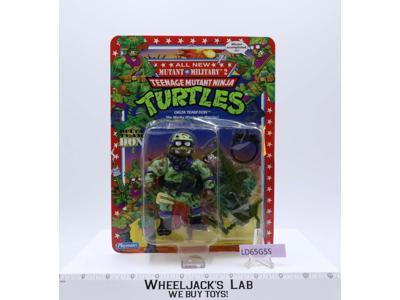 Delta Team Don Teenage Mutant Ninja Turtles TMNT 1992 Playmates MOSC Military 2