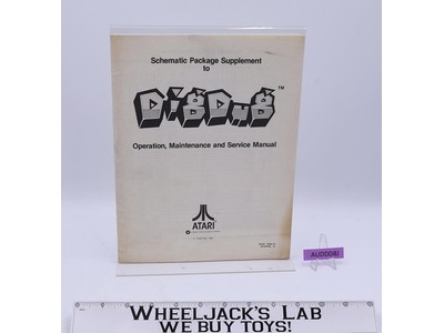 ATARI DigDug 1982 Arcade Game Schematic Package Supplement ONLY Vintage