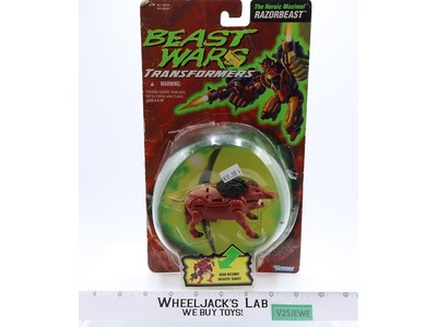 Razorbeast COMPLETE W/Card & Bubble Transformers Beast Wars 1995 Hasbro NM