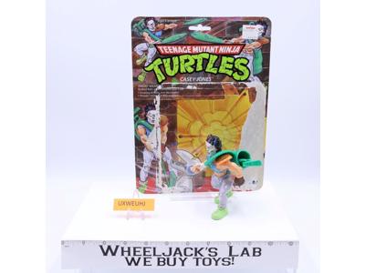 Casey Jones 100% Complete W/Card TMNT 1989 Playmates Vintage Action Figure