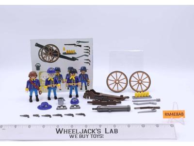 3057 Civil War Union Artillery Soldiers Complete Playmobil Action Figure Set