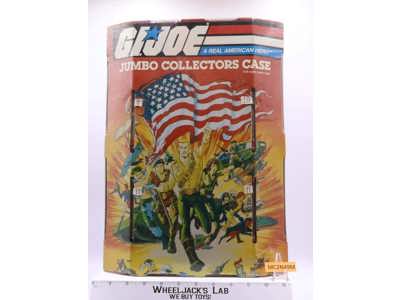 GI Joe Jumbo Collectors Case 1985 Tara Toy / Hasbro Action Figure Storage Case