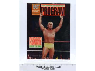 WWF Lineup Sheet Orlando 10/22/89 1989 Event Card Program Magazine 173 Ronnie