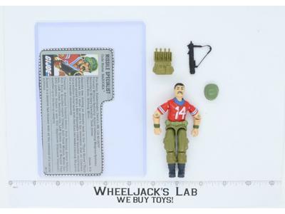 Bazooka V1 WHITE LETTERS VARIANT 100% Complete G.I. Joe 1985 Hasbro Vintage
