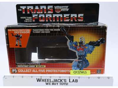 Hot Spot EMPTY BOX 1986 Vintage G1 Transformers Hasbro Action Figure