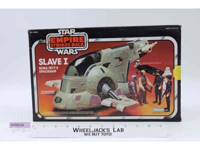 Boba Fett's Slave 1 100% Complete W/Box Star Wars 1980 Kenner Vintage Vehicle