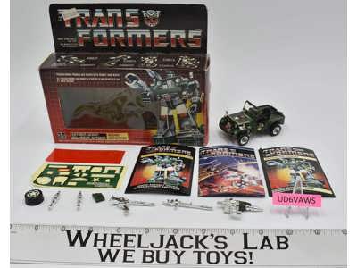Hound NICE BOX CANADIAN CIRCLE STAMP W/Tray 1984 Vintage Hasbro G1 Transformers
