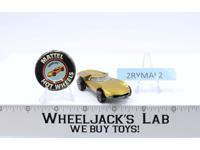 Turbofire Gold 1968 Redline Hot Wheels Mattel Vintage RL with Button