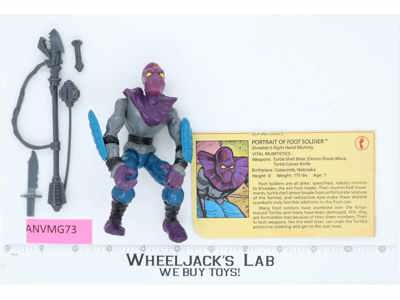 Foot Soldier 100% Complete Teenage Mutant Ninja Turtles TMNT 1988 Playmates