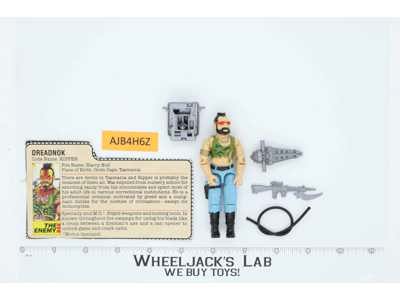 Ripper V1 100% Complete G.I. Joe 1985 Hasbro Vintage Action Figure