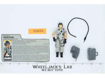 Mainframe V1 100% Complete G.I. Joe 1986 Hasbro Vintage Action Figure
