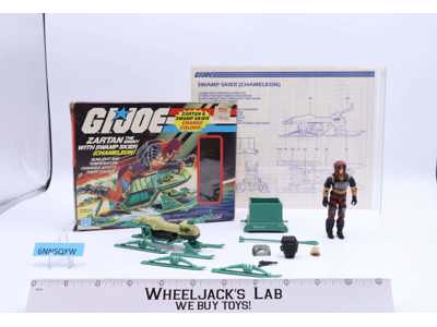 Chameleon W/Zartan 100% Complete W/Box GI Joe 1984 Hasbro Action Figure Vehicle
