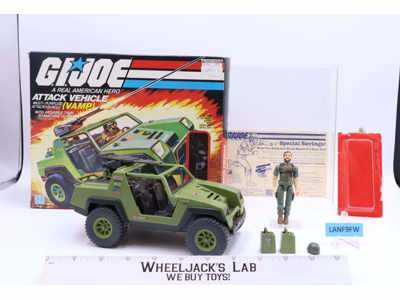 VAMP W/ Clutch 100% Complete GI Joe 1984 Hasbro Vintage Action Figure Vehicle