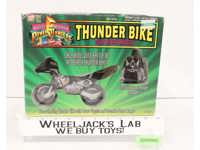 Thunder Bike W/Black Ranger Complete MMPR Power Rangers 1994 Bandai Vehicle