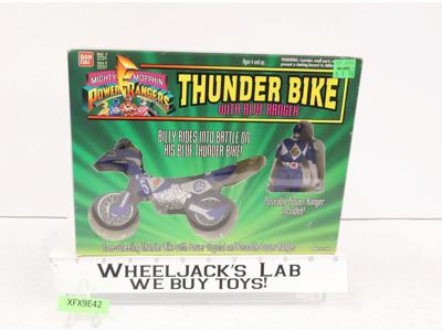 Thunder Bike W/Blue Ranger MMPR Power Rangers 1994 Bandai Action Figure Vehicle