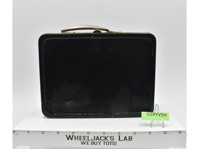 Black Metal Lunchbox 1950's Brand Unknown