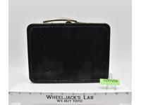 Black Metal Lunchbox 1950's Brand Unknown