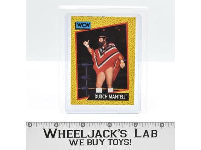 Dirty Dutch Mantell SIGNED Near Mint #76 Card WCW 1991 Impel Wrestling Cards