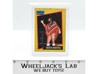 Dirty Dutch Mantell SIGNED Near Mint #76 Card WCW 1991 Impel Wrestling Cards