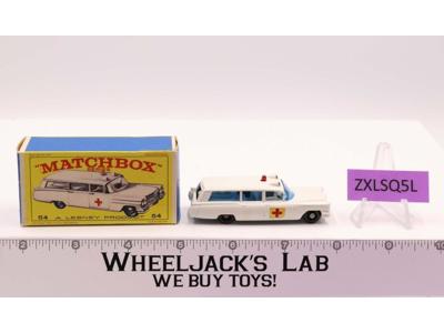 S&S Cadillac Ambulance 54 Lesney Matchbox Series 1960's Made In England
