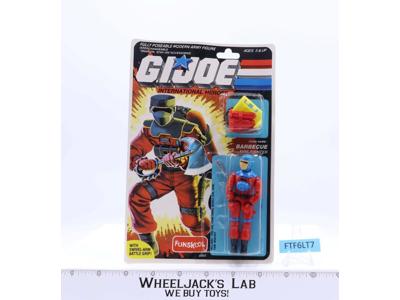 Barbecue GI Joe International Heroes 1999 Funskool RUSSIA Figure MOSC SEALED