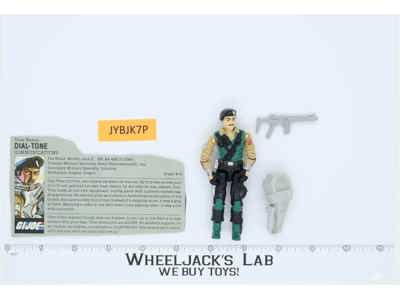 Dial-Tone V1 100% Complete G.I. Joe 1986 Hasbro Vintage Action Figure