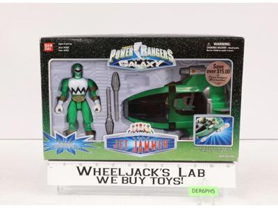 Green Jet Jammer 100% Complete Power Rangers Lost Galaxy 1999 Bandai Vehicle