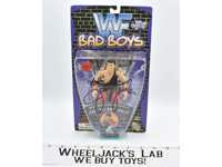 Jerry "The King" Fowler 7" AUTOGRAPHED WWF Bad Boys MOSC 1997 Jakks Wrestling