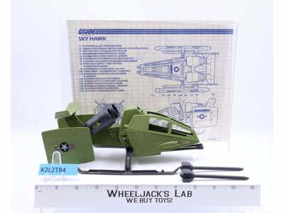 Sky Hawk 100% Complete 1984 G.I. Joe Hasbro Vintage Action Figure Vehicle