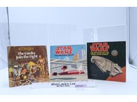 Lot of 3 Vintage Star Wars Books Maverick Moon Rebel Robot 1979 ROTJ Ewoks 1983