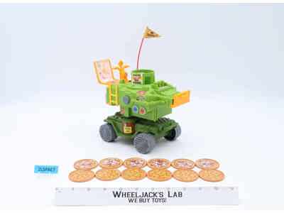 Pizza Thrower 100% Complete TMNT 1989 Vintage Playmates Action Figure Vehicle