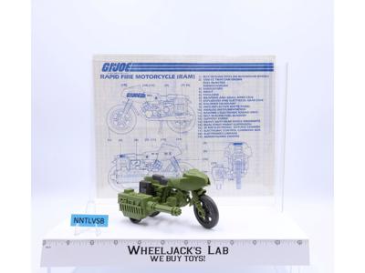 RAM Motorcycle 100% Complete G.I. Joe 1982 Hasbro Vintage Action Figure Vehicle