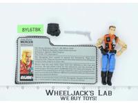 Mercer V1 100% Complete G.I. Joe 1987 Hasbro Vintage Action Figure